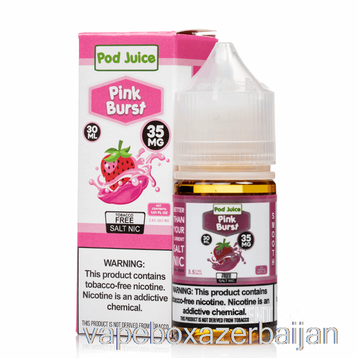 Vape Smoke Pink Burst - Pod Juice - 30mL 35mg